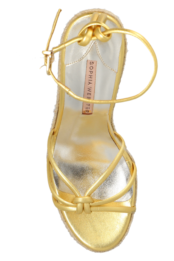 GWセール【新品 レア】SOPHIA WEBSTER★英国ブランド NEW SOPHIA WEBSTER Clementine Knee High Gladiator Lace Up